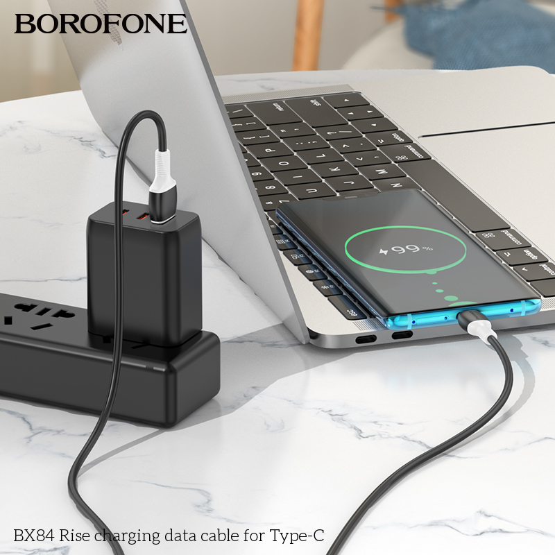 BOROFONE BX84 Rise USB-A to USB-C cable NZ 6